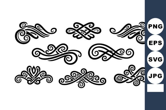 Download Ornamental Vintage Decorative Flourishes - Premium Resources